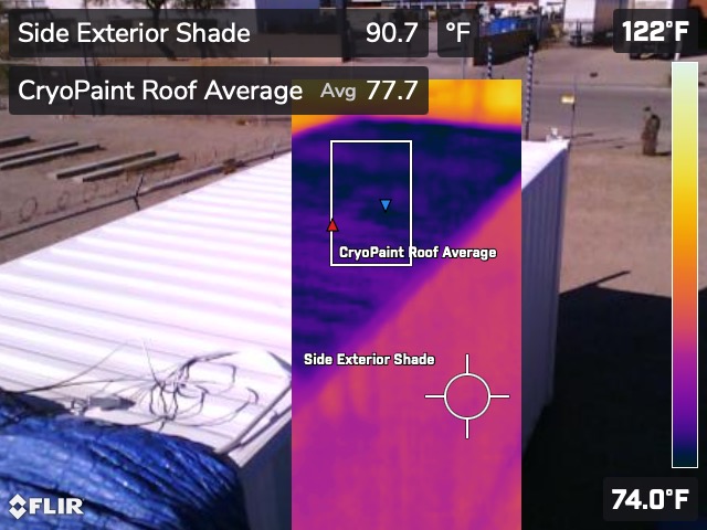 Shipping Container Test - Tucson Desert